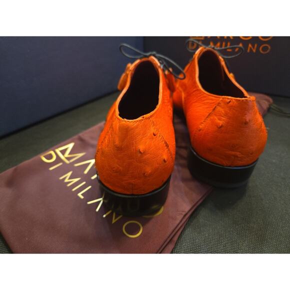 Marco Di Milano Andretti Ostrich Leg Shoes Orange us 8.5 main image 10